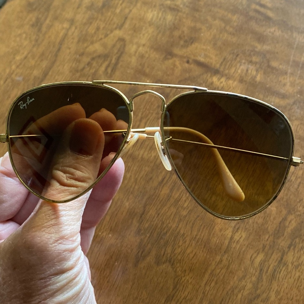 Ray Ban Aviator Sunglasses gold/brown RB3025